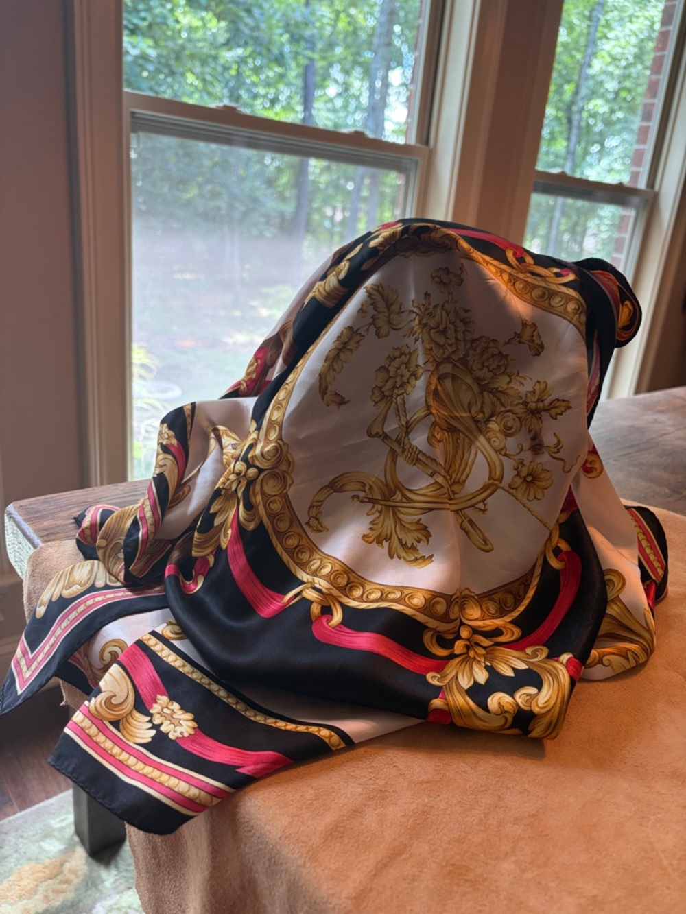 Vintage Echo Silk scarf